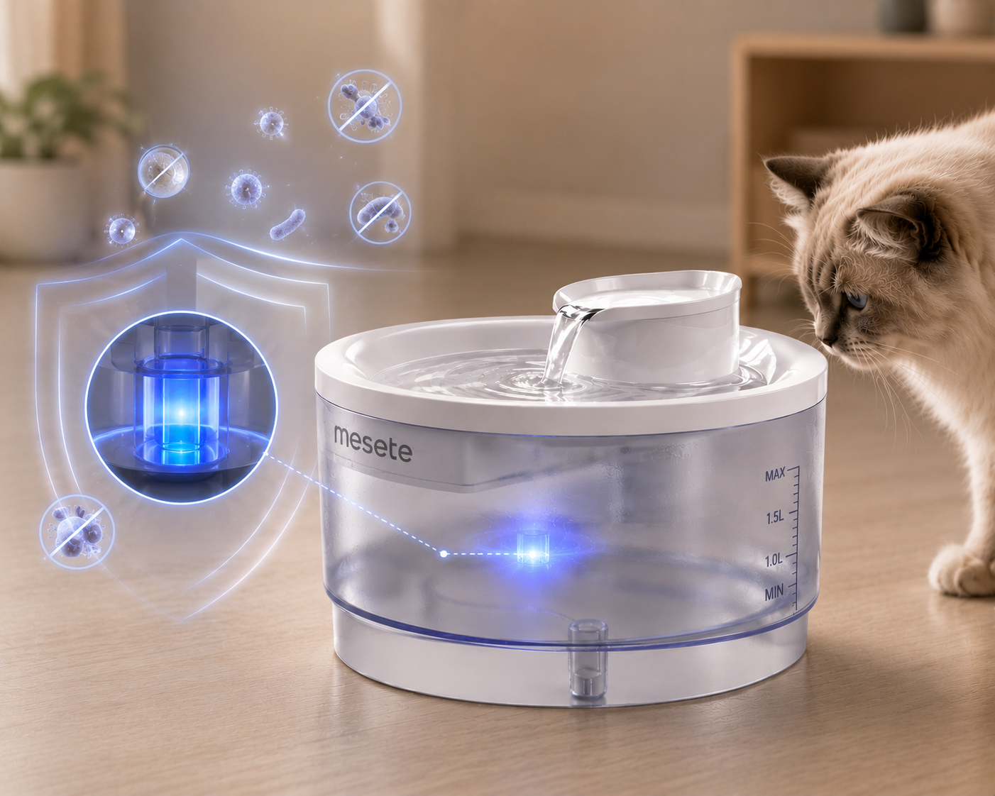 UV Blue Light Sterilization