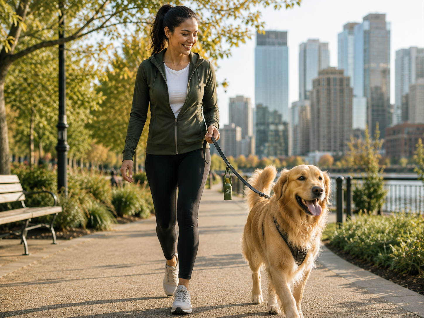 Compostable Dog Poop Bags with Handles — Active