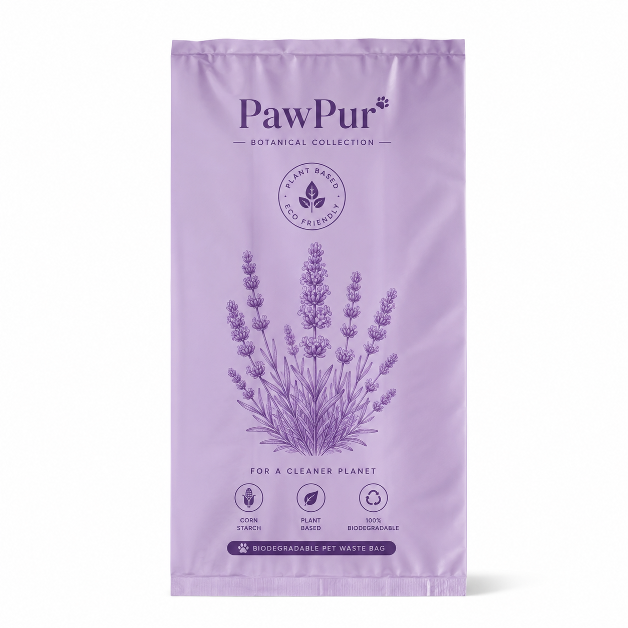 Compostable Dog Poop Bags — Botanic (Lavender)