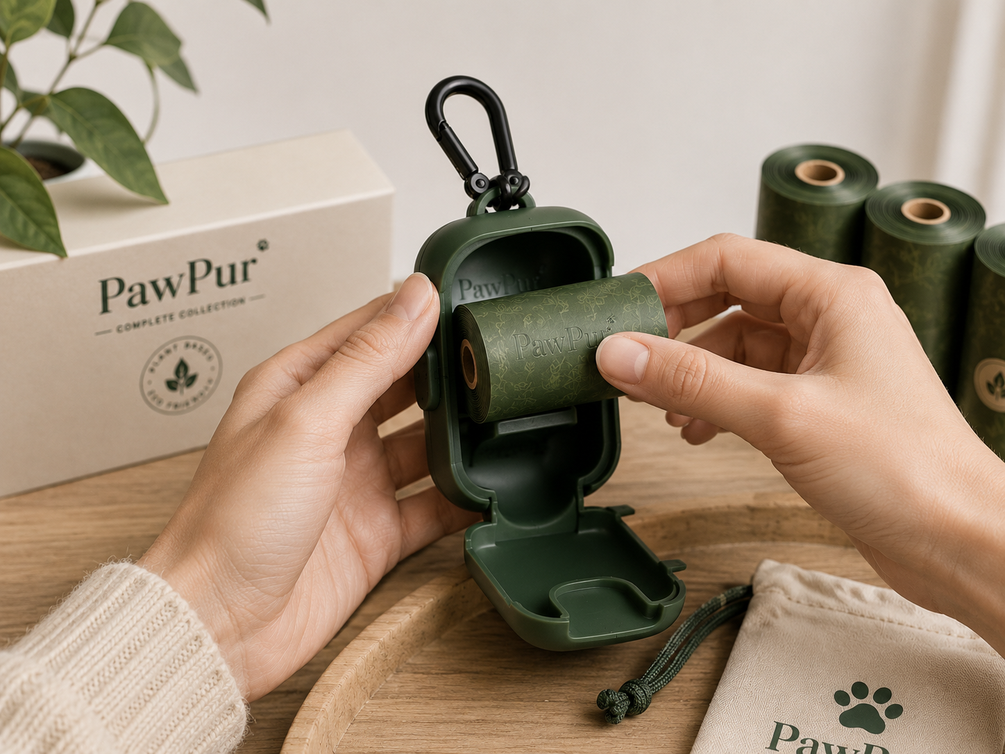 Certified compostable refills