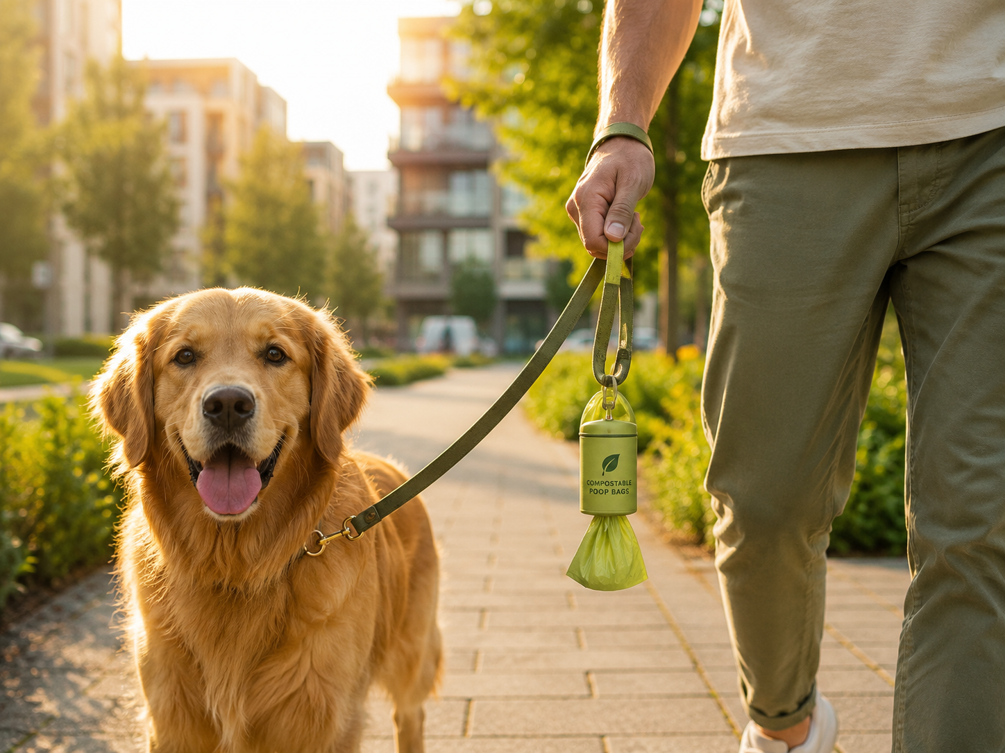 Home-Compostable Dog Poop Bags with Handles — Reserve