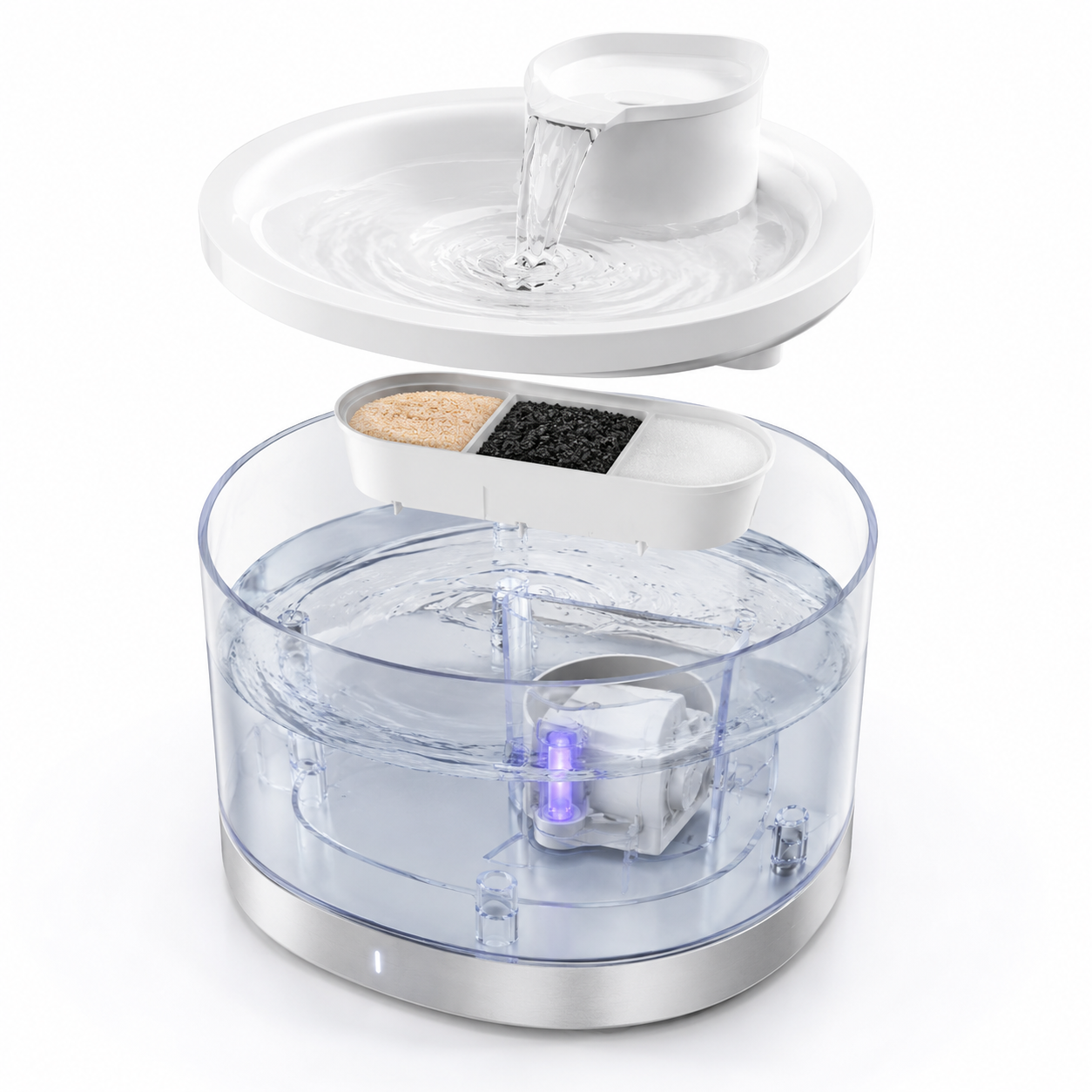 Smart Pet Water Fountain — Active