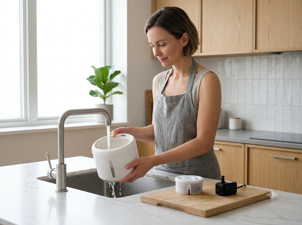 Smart Pet Water Fountain — Ceramic