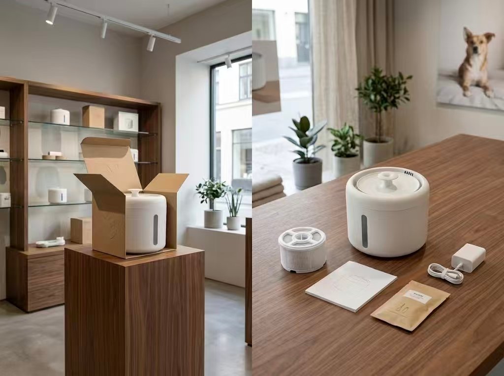 Smart Pet Water Fountain — Ceramic