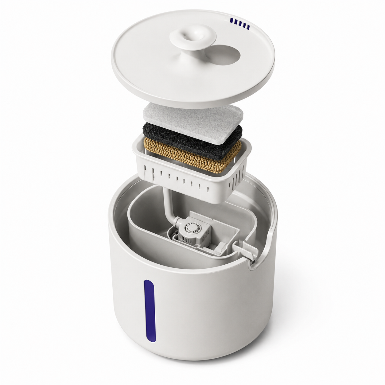 Smart Pet Water Fountain — Ceramic