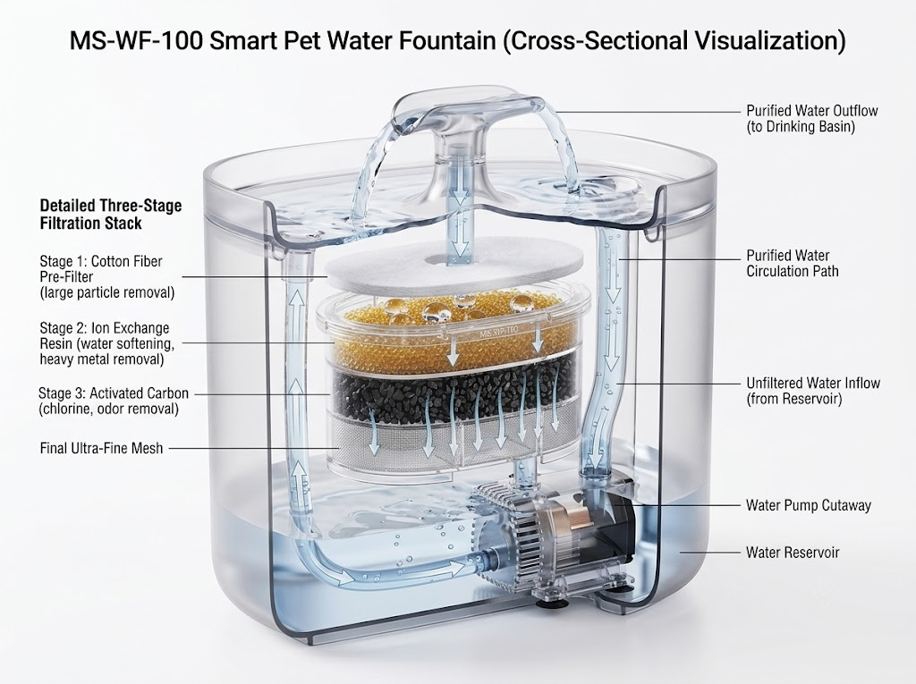 Triple filtration