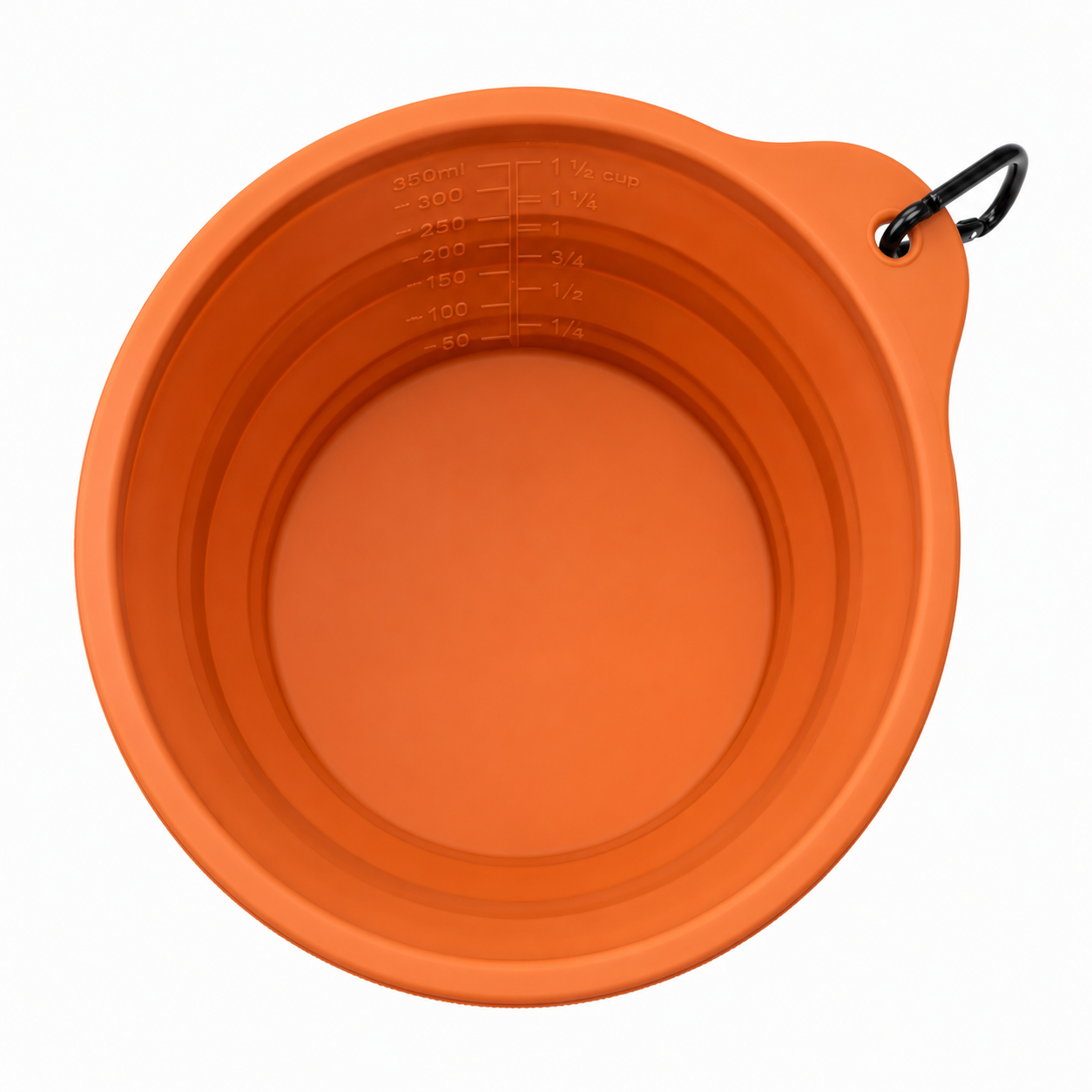 Foldable Silicone Dog Bowl — Embedded Clip