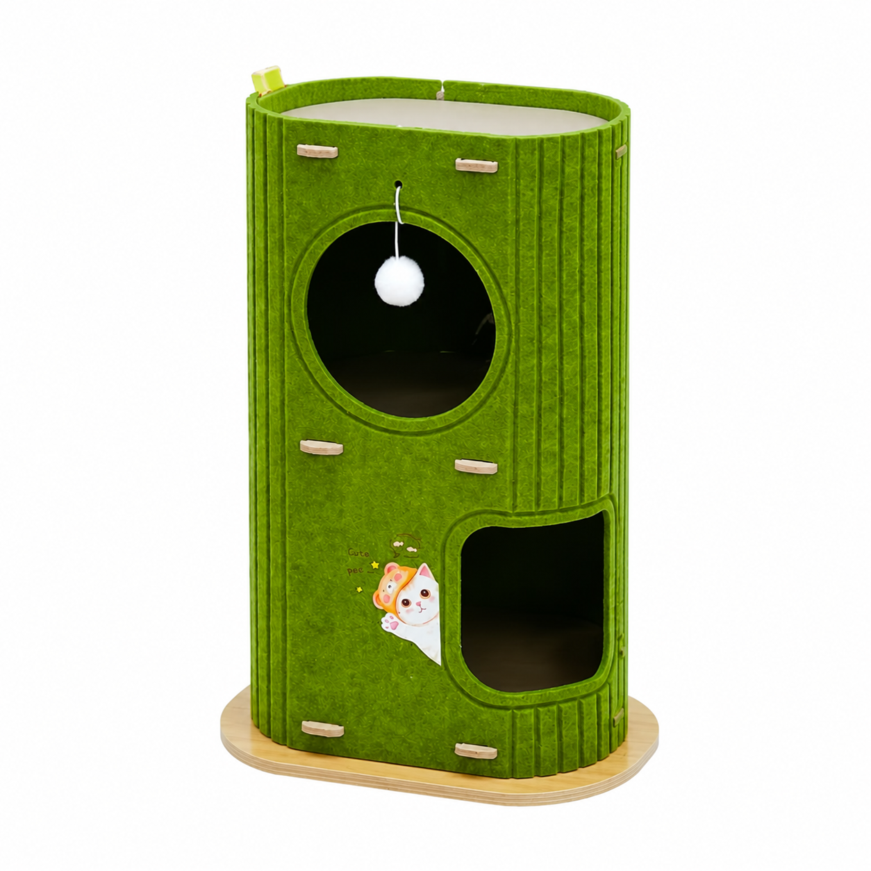Two-Tier Felt Scratching Post