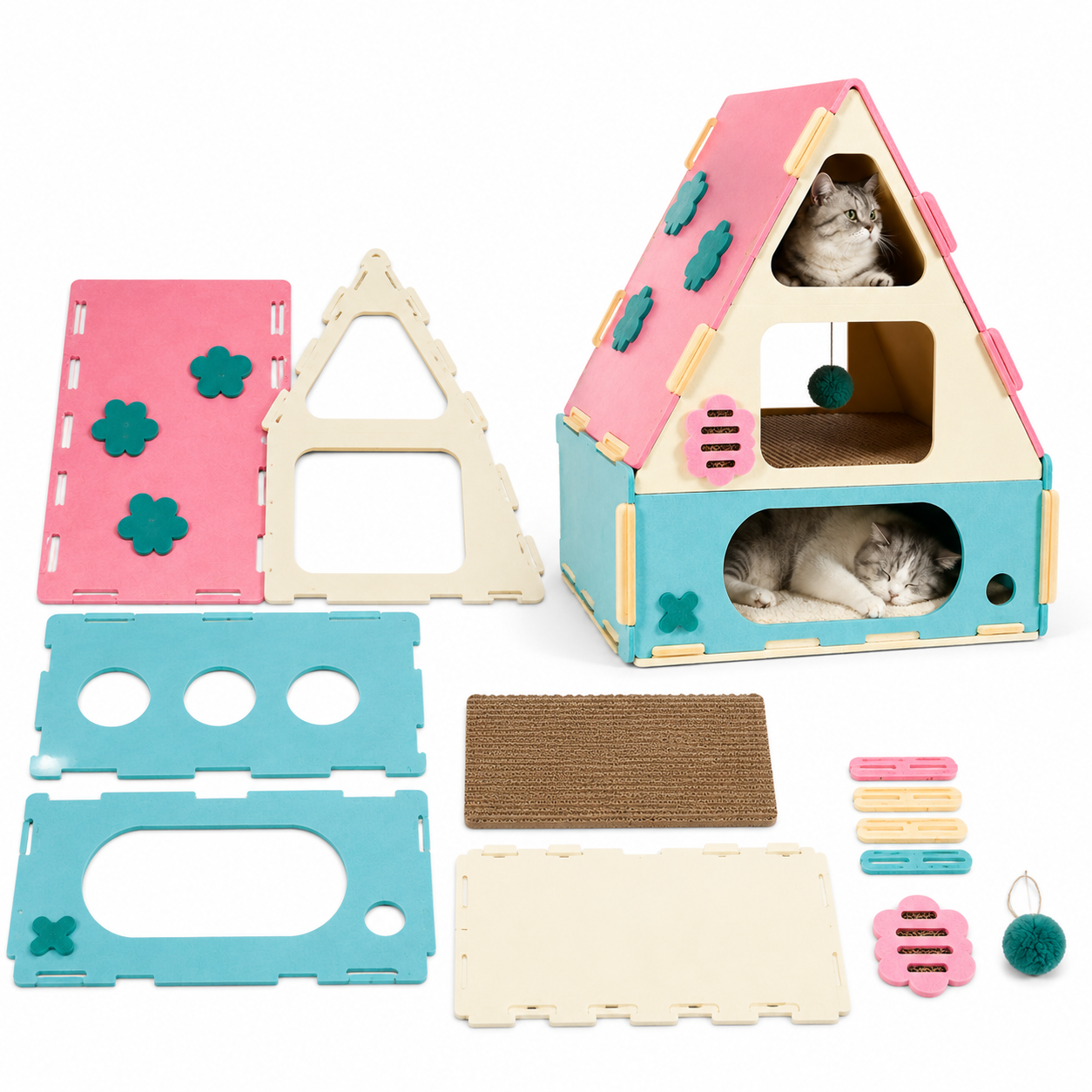 Felt Cat Villa