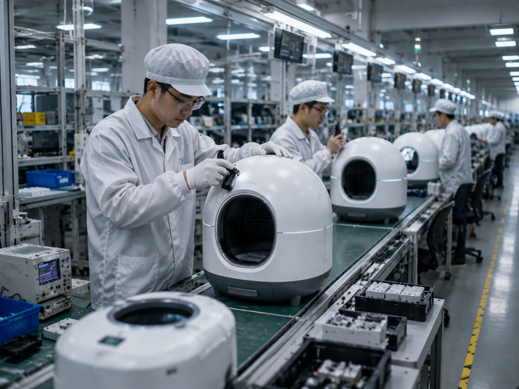 Smart litter box OEM manufacturer with engineering team