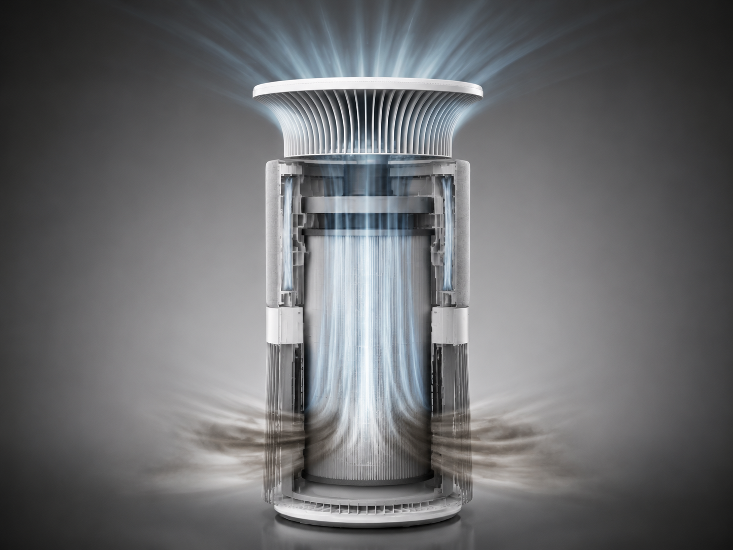 Ammonia-enhanced carbon filter