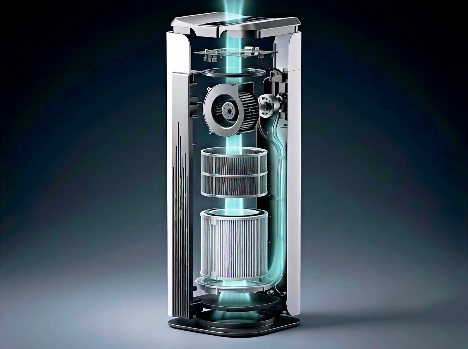 Twin-tower dual filtration