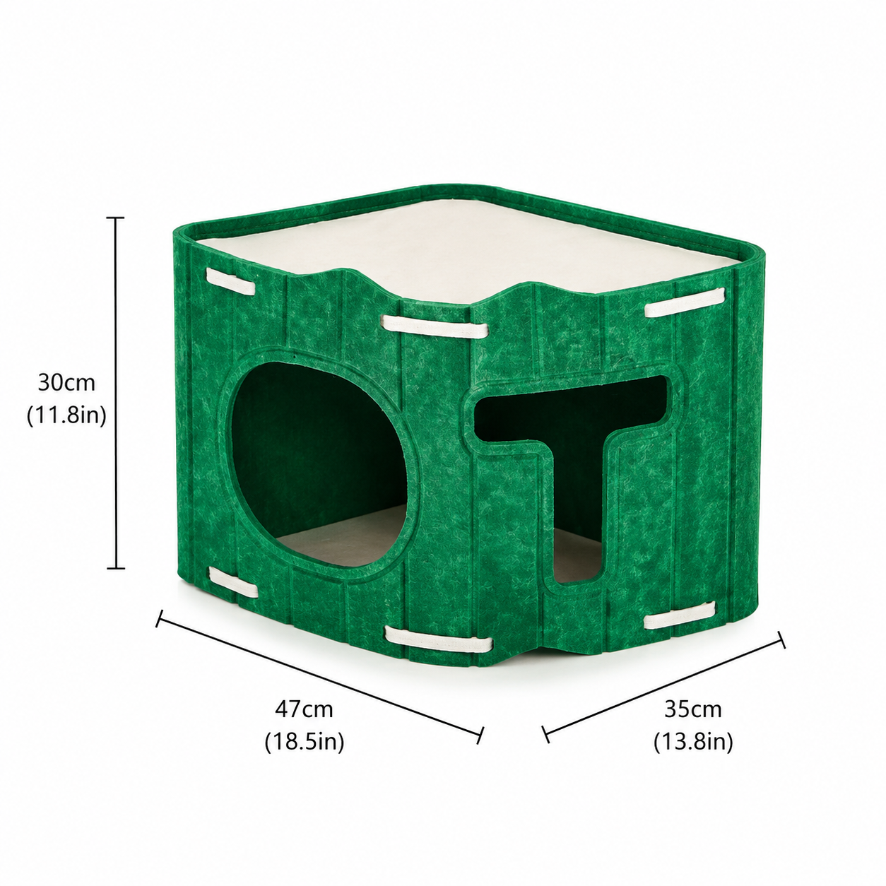 Stackable Felt Cat Condo
