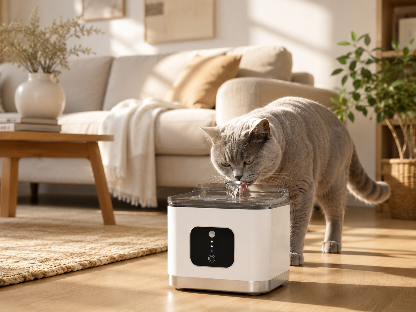 Smart Pet Water Fountain + Filter Kit — Complete