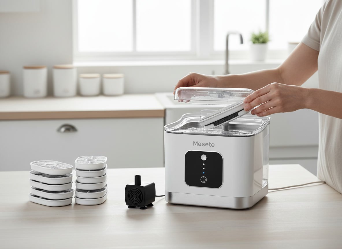 Smart Pet Water Fountain + Filter Kit — Complete