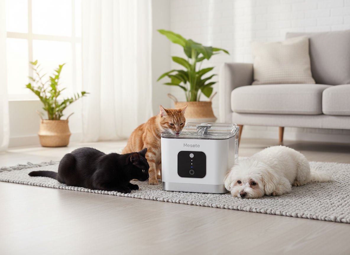 Smart Pet Water Fountain + Filter Kit — Complete